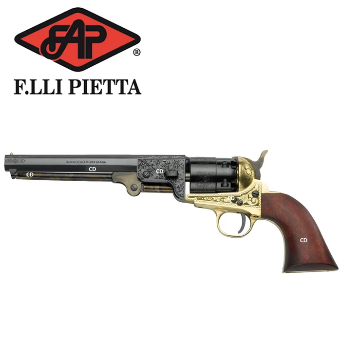Révolver Pietta 1851 Navy Deluxe Laiton Calibre 44