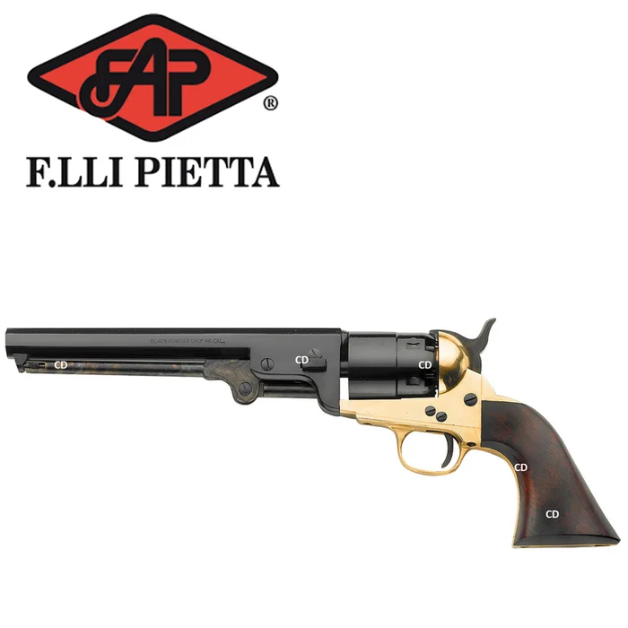 Révolver Pietta 1851 Navy Laiton Calibre 44