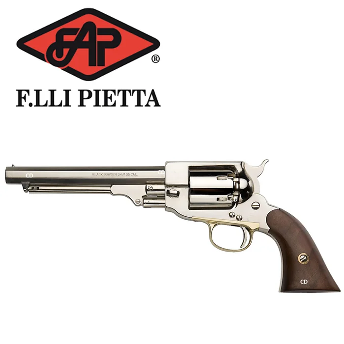 Révolver Pietta 1862 Spiller And Burr Nickelé Calibre 36