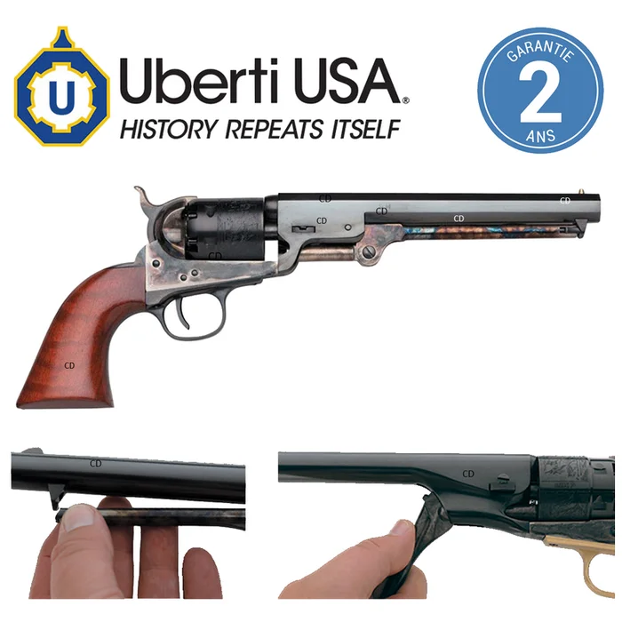 REVOLVER UBERTI 1851 NAVY LONDON CALIBRE 36