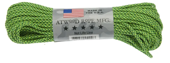 RG112H – PARACHUTE CORD Paracord Green Spec 30m