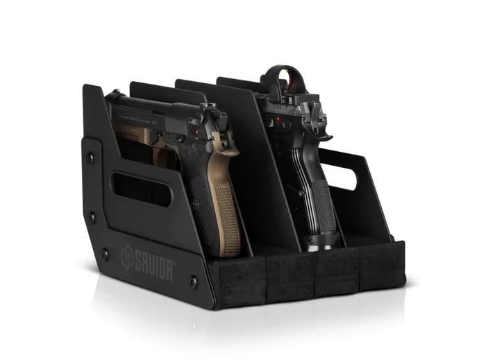 RK-HAND-XFOUR-BK – Savior Rack 4 Pistolets Noir
