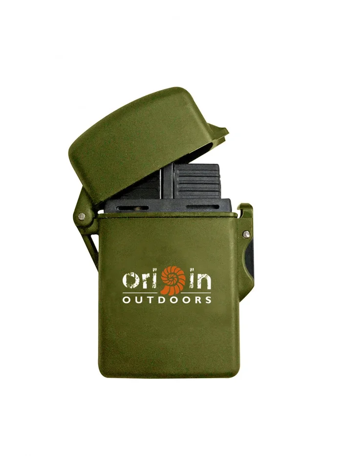 RL200407 – Origin Outdoors Briquet tempête à gaz olive