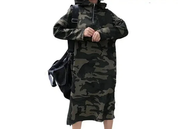 Robe sweat militaire