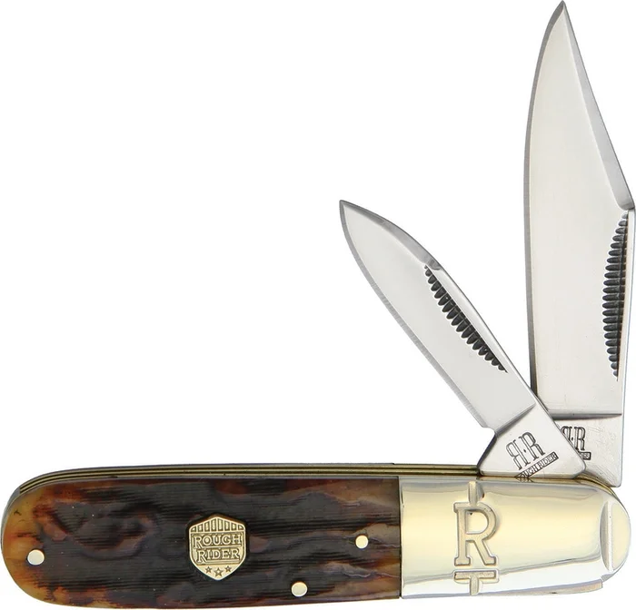 RR1806 -: Rough Ryder Barlow Brown Stag Bone