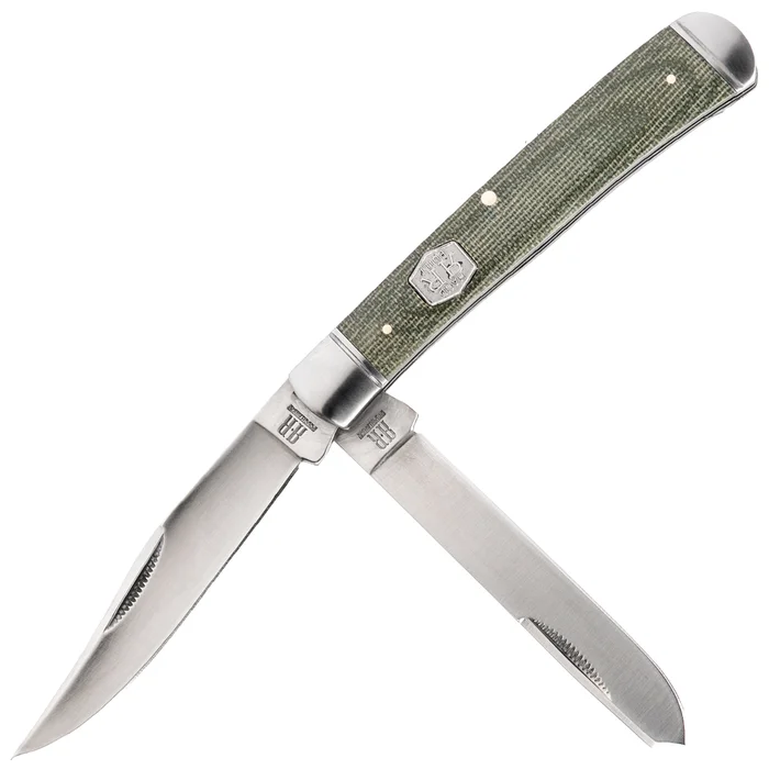 RR1990 – Rough Ryder Trapper Green Micarta