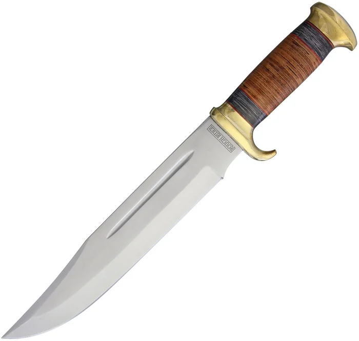 RR2006 – Rough Ryder Stacked Leather Bowie