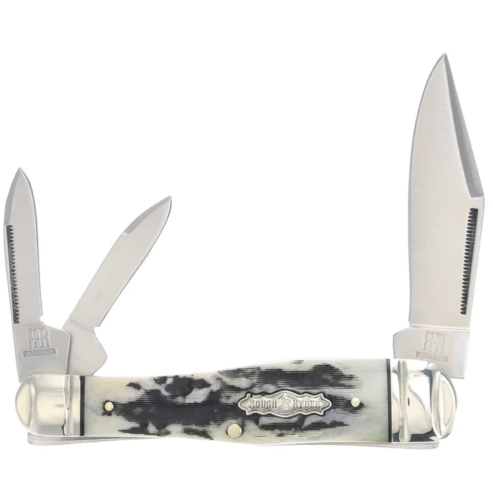 RR2574 – Rough Ryder Black Stag Bone Whittler