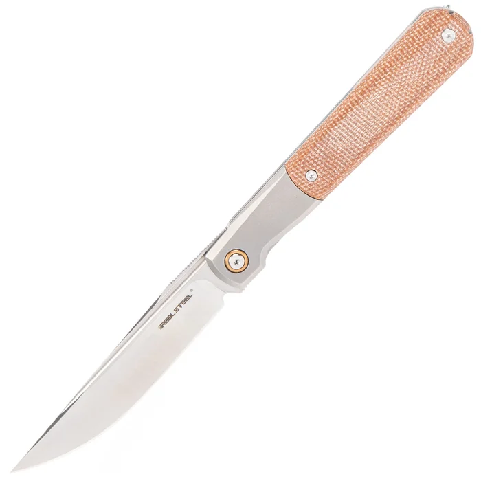 RS7892 – Real Steel Barlow RB-7 Framelock Micarta