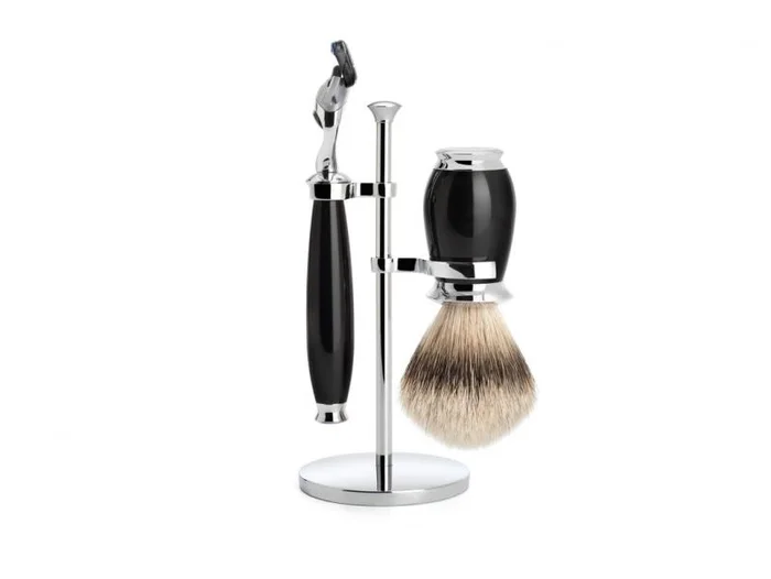 S091K56F SET 3 P. MUHLE PURIST NOIR FUSION PUR ARGENTE