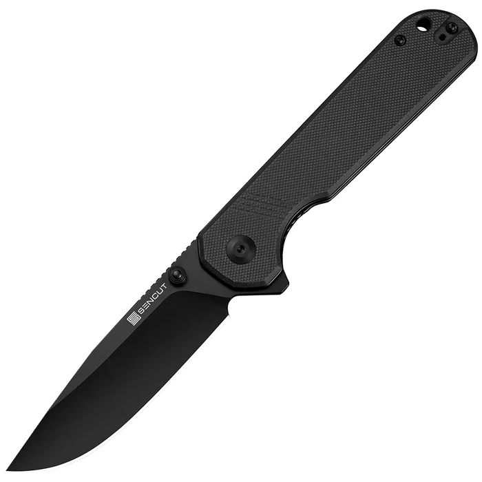 S24095-3 – Sencut Aetheris Black Micarta