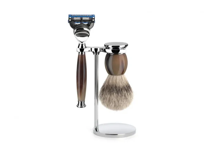 S93B42F SET 3 P. MUHLE SOPHIST CORNE FUSION PUR ARGENTE