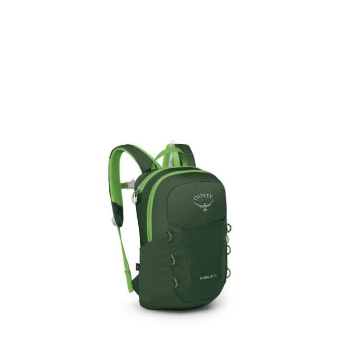 Sac a dos d&rsquo;hydratation de randonnee enfant Osprey JET 12 – Vert Canope
