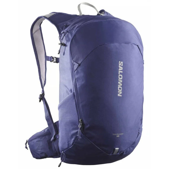 Sac a dos de randonnee Salomon TRAILBLAZER 20 MAZARINE BLUE/GHOST GRAY