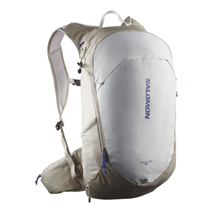Sac a dos de randonnee Salomon TRAILBLAZER 20 VINTAGE KHAKI/GLACIER GRA