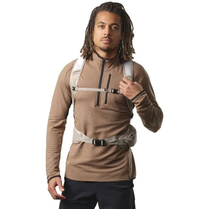 Sac a dos de randonnee Salomon TRAILBLAZER 20 VINTAGE KHAKI/GLACIER GRA – Image 3