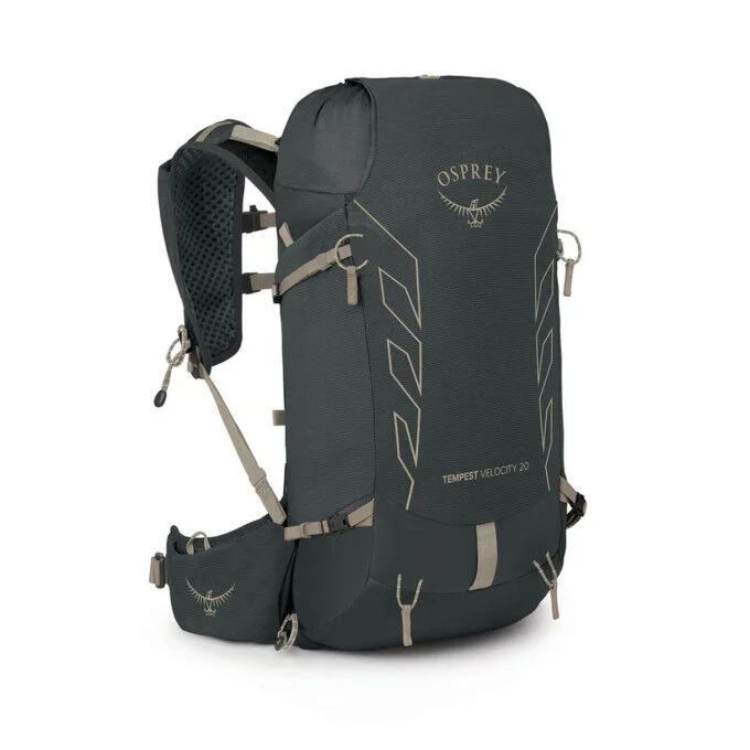 Sac a dos multisport femme Osprey Tempest Velocity 20 – Dark Charcoal/Chiru Tan