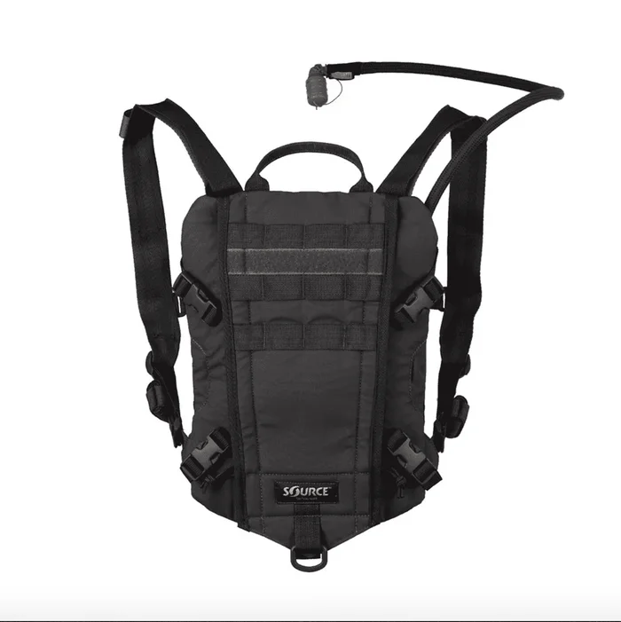 Sac à dos/sac MOLLE d&rsquo;hydratation Low profile Rider – 3L – Noir