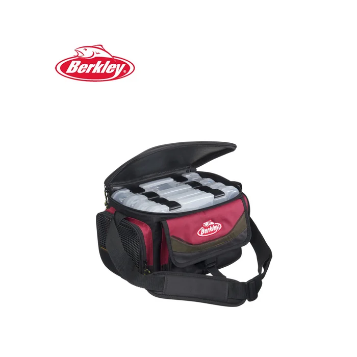 SAC BERKLEY ROUGE AVEC 4 BOITES