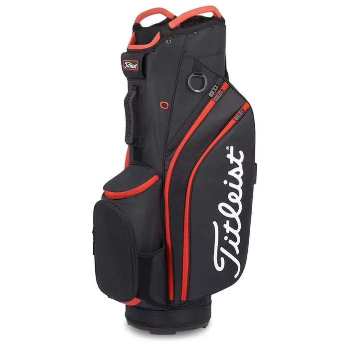 Sac chariot série Titleist Cart 14 Black Black Red