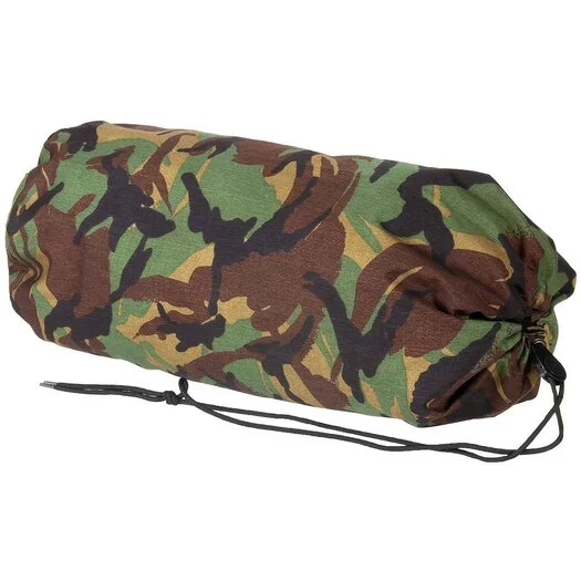 sac d’emballage Néerlandais pour tapis isolant ou sac de couchage, woodland DPM