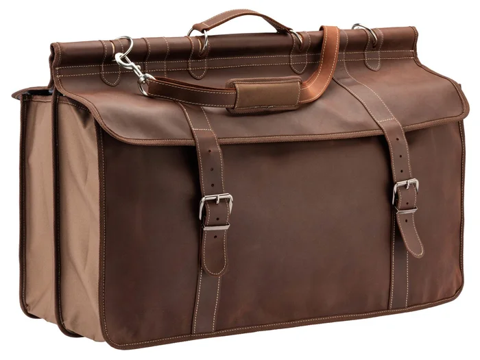 Sac de battue marron en cuir – Country Sellerie