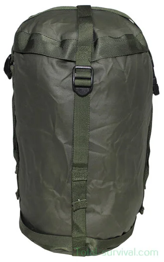Sac de compression grande britannique pour sac de couchage, vert olive