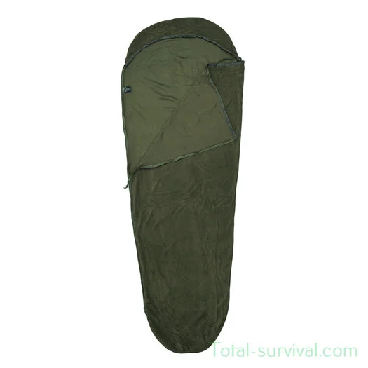 Sac de couchage en polaire Fosco bushcraft, vert olive