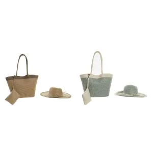 Sac de plage fibre 43x10x28 cm (x2)