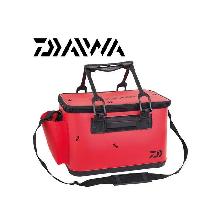 SAC DE TRANSPORT DAIWA BAKKAN RIGIDE ROUGE