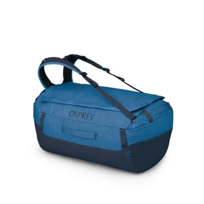 Sac de voyage Osprey TRANSPORTER 65 – Flamme bleue/Bleu Scoria
