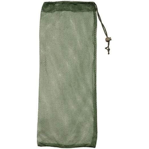 Sac en filet de l&rsquo;armée britannique grande, 38 x 16 cm, vert olive