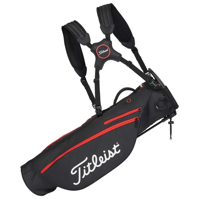 Sac souple 1/2 série Titleist Premium Carry Bag Black Black Red