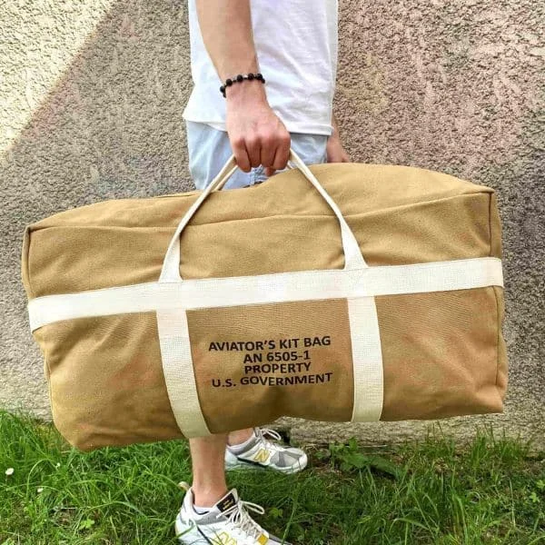 Sac Transport Pilote « KIT BAG US » Multi-Usage COYOTE – Militaria WW2