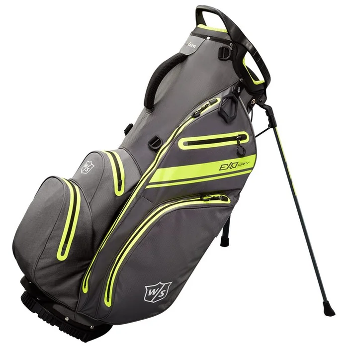 Sac trepied série Wilson Exo Dry Stand Charcoal Citron Silver