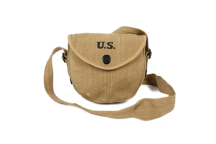 Sacoche / Pochette Chargeur Thompson Rond – US Reproduction – Militaria WW2