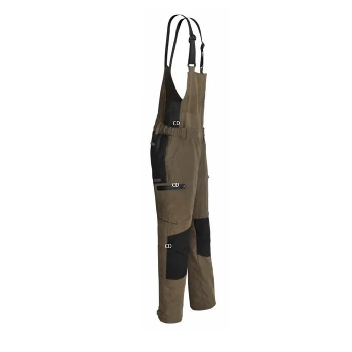 Salopette Homme Pro Hunt Verney Carron Marco Polo Kaki /Noir