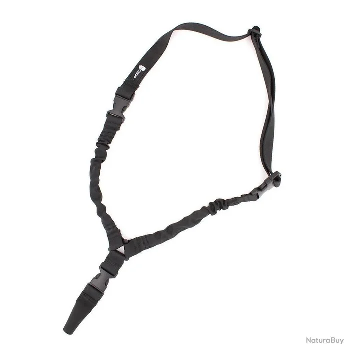 Sangle Tactique Crossbones MK1 Corso Tactical – 1 ou 2 Points – Multicam Noir – Polyvalence et Robustesse sur le Terrain