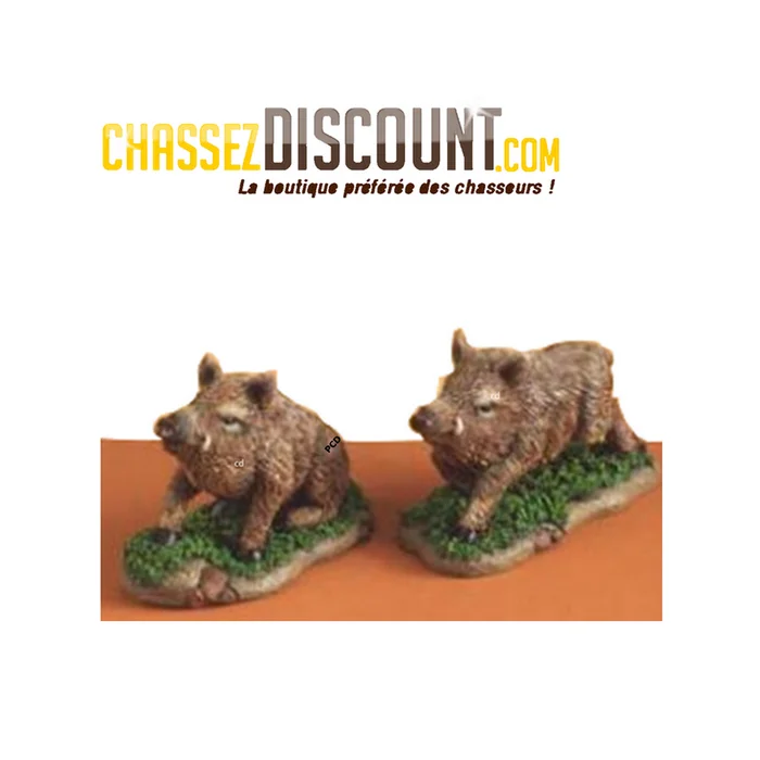 SANGLIER RESINE 10CM CHASSEZDISCOUNT.COM