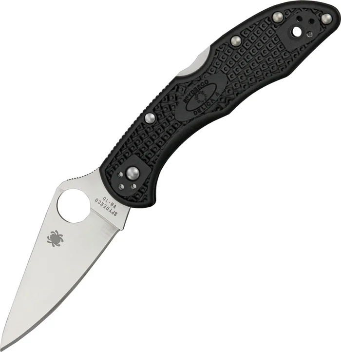 SC11FPBK – Spyderco Delica Flat Ground Black