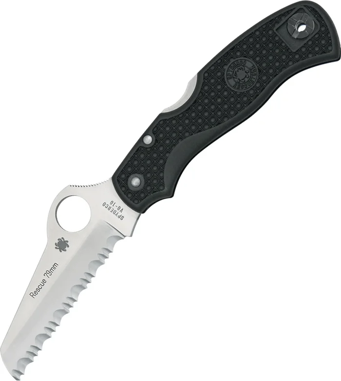 SC45SBK – Spyderco Rescue Junior Black