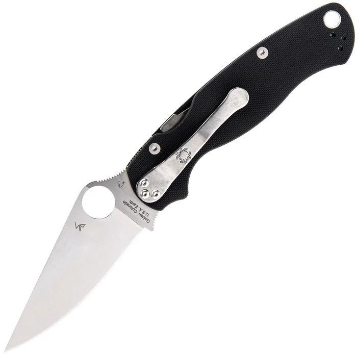 SC81GPLE2 – Spyderco Paramilitary 2 gaucher