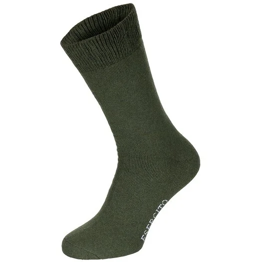Scarpa Esercito chaussettes d&rsquo;hiver thermal, vert olive, longueur moyenne, paquet de 3