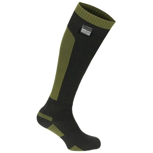 Sealskinz Duty chaussettes militaires imperméables hautes, vert/noir