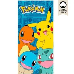 Serviette de plage en coton Pokémon