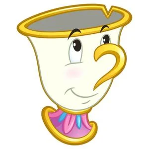 Serviette de plage en microfibre Disney Beauty and The Beast Chip
