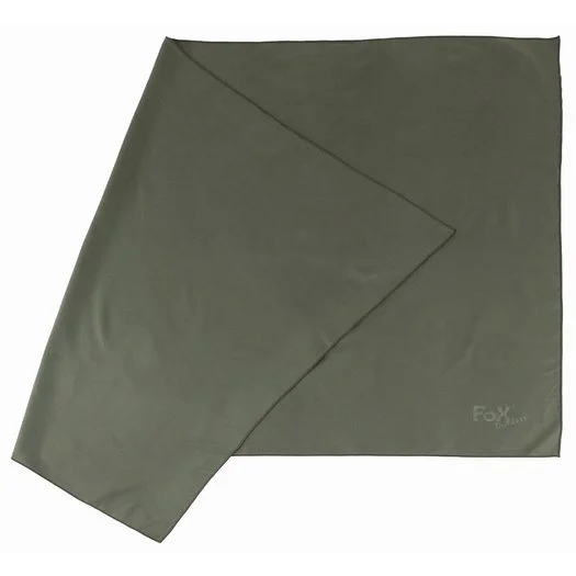 Serviette en microfibre Fox outdoor « Quick Dry » oliv, 130 x 80 cm