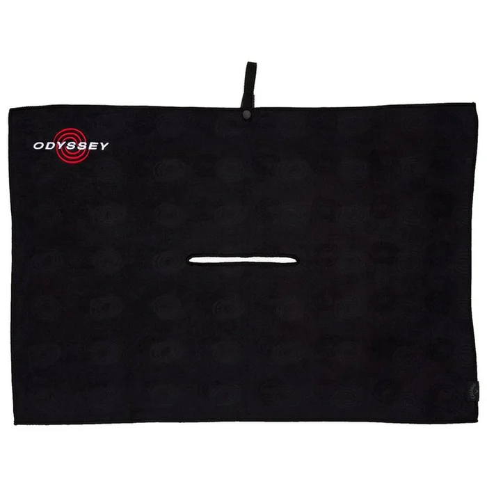 Serviette Odyssey Golf Microfibre Towel Black