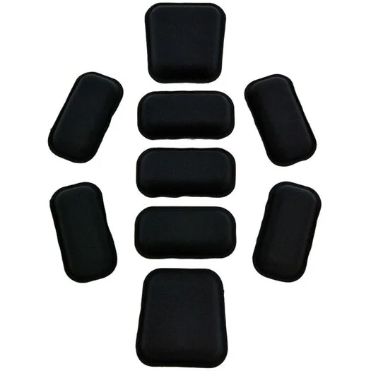 Sestan-Busch ensemble de coussinets de casque 9 pièces pour casques FAST et ACH, noir