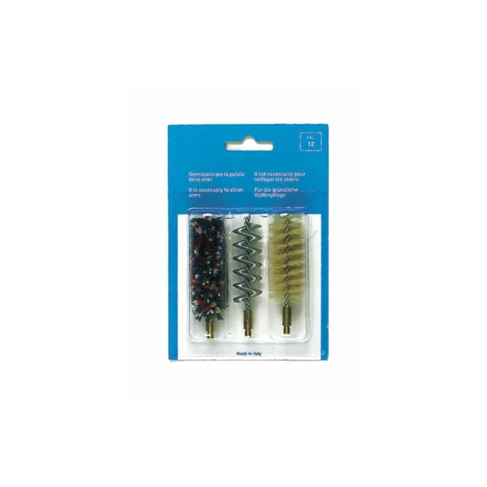 Set de 3 Brosses Spirales pour Nettoyage d’Armes à Canon Lisse